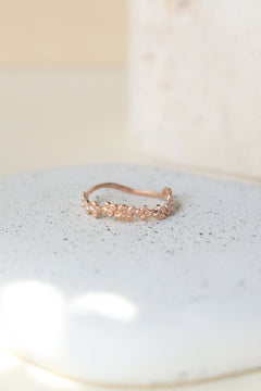 Sweet alyssum ring / 受注生産