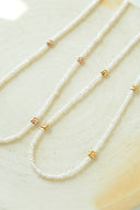 Pearl 2set flower necklace
