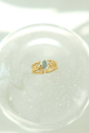Mesh gem ring
