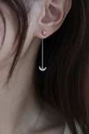 Crescent moon pierce