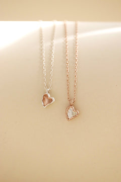Jewel Heart necklace / 受注生産 / シルバー