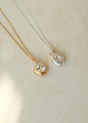 Perfume bottle necklace / Round