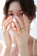 3gems wave ring