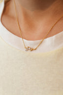 lily of the valley mini necklace
