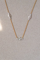 3motif necklace / Heart,Moon,Star