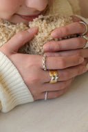 Knit grain  ring