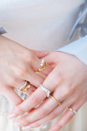 Lily of the valley ring