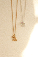 Star charm + Zodiac necklace / gold