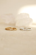 Waning moon ring
