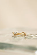 Waxing moon ring