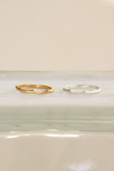 Waning moon ring