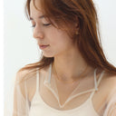 Frill 2tone necklace