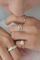 Full moon ring
