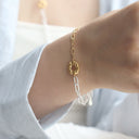 Chou chou 2tone bracelet