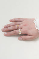 Buckle heart ring
