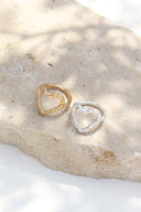 Melt heart ring