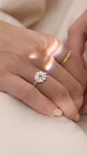 Marguerite L gem ring