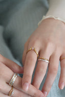 Layerd gem ring