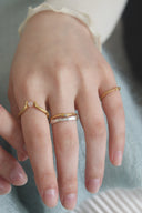 Layerd gem ring