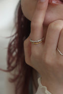 Layerd gem ring