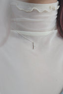 Alphabet necklace / silver
