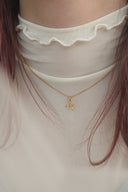 Alphabet necklace / gold