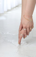 Frill 2tone bracelet