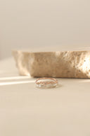 Layerd gem ring