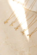 Alphabet necklace / gold