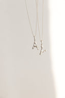 Alphabet necklace / silver