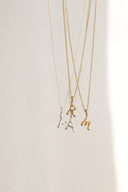 Alphabet necklace / silver