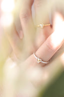 Jewel heart ring