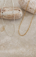 Frill 2tone necklace