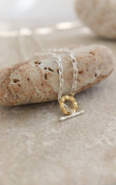 Frill 2tone necklace