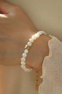Baroque heart bracelet