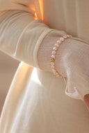 Baroque heart bracelet