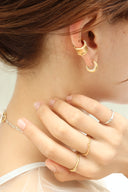 Inside S hoop pierce
