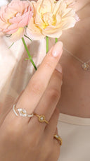 Margaret ring / 2tone