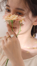 Marguerite L gem ring