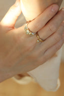 Buckle heart ring
