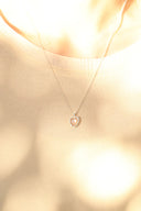 Shell heart necklace