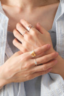 butterfly gem ring