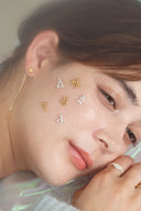Star charm + Zodiac necklace / gold