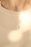 Shell heart necklace