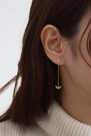 Crescent moon pierce