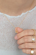 Zodiac necklace / gold