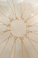 Zodiac necklace / gold
