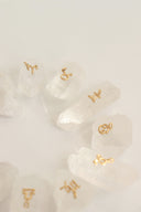 Star charm + Zodiac necklace / gold