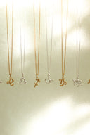 Zodiac necklace / gold