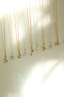 Zodiac necklace / gold